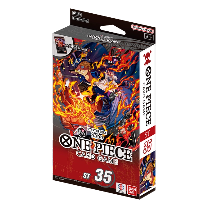 One Piece Card Game – Starter Deck ST-35: RED/BLACK Sabo