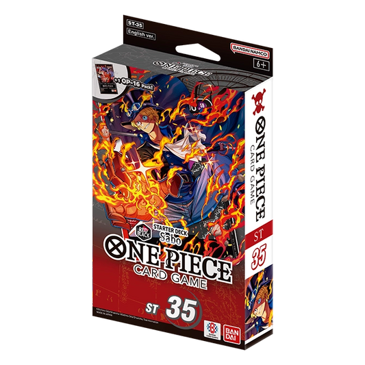 One Piece Card Game – Starter Deck ST-35: RED/BLACK Sabo