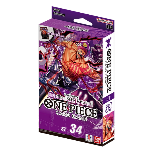 One Piece Card Game – Starter Deck ST-34: PURPLE Charlotte Katakuri