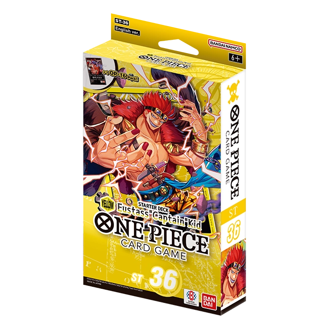One Piece Card Game – Starter Deck ST-36: YELLOW Eustass "Captain" Kid