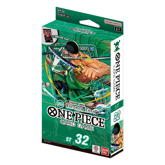 One Piece Card Game – Starter Deck ST-32: GREEN Roronoa Zoro