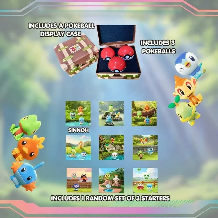 Pokemon 30th Anniversary – Mini Adventure First Partner Blind Box – Kinesisk