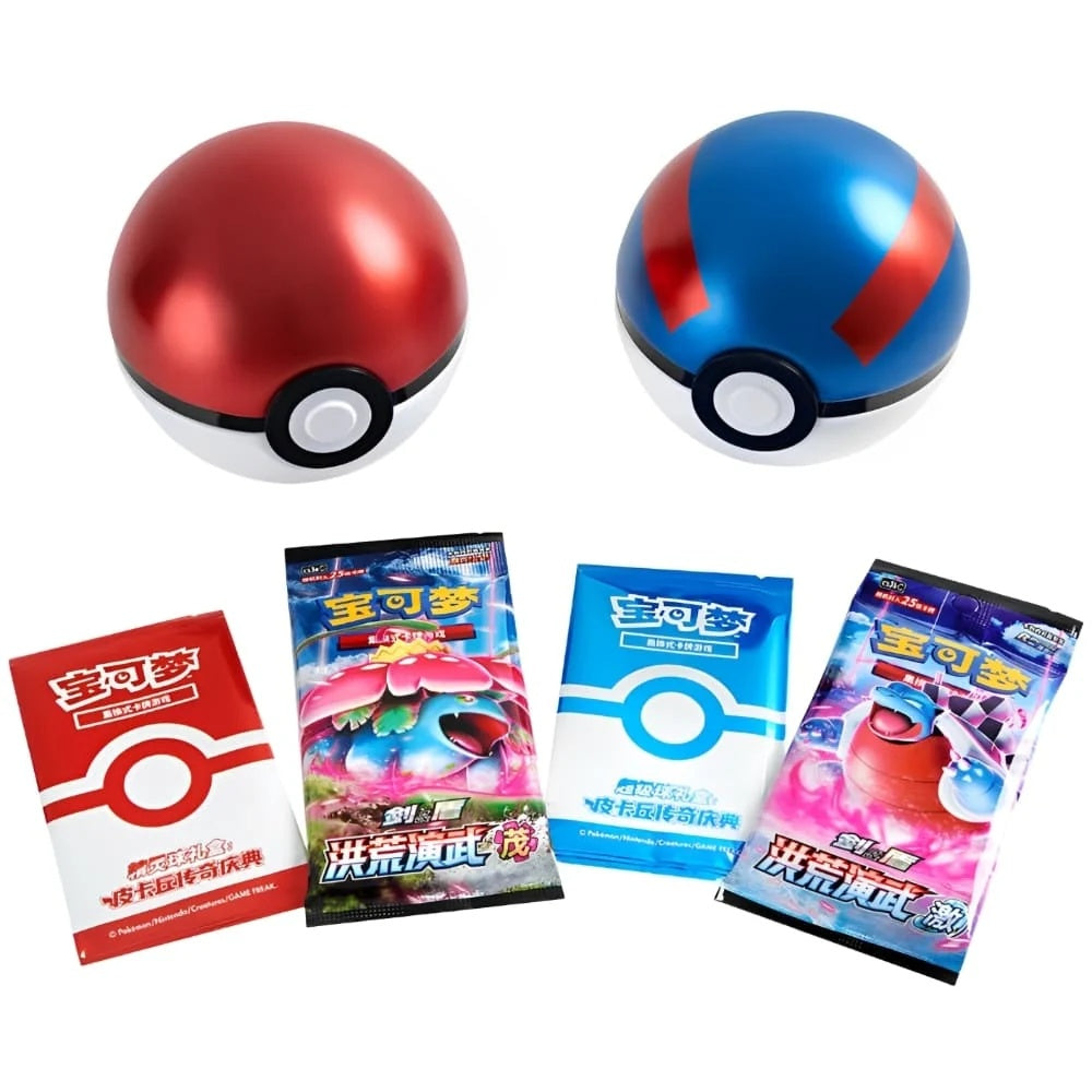 Pokemon TCG – Poke Ball Gift Box: Pikachu Legend Celebration (Poke Ball) – Kinesisk